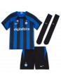 Inter Milan Edin Dzeko #9 Heimtrikotsatz für Kinder 2022-23 Kurzarm (+ Kurze Hosen)